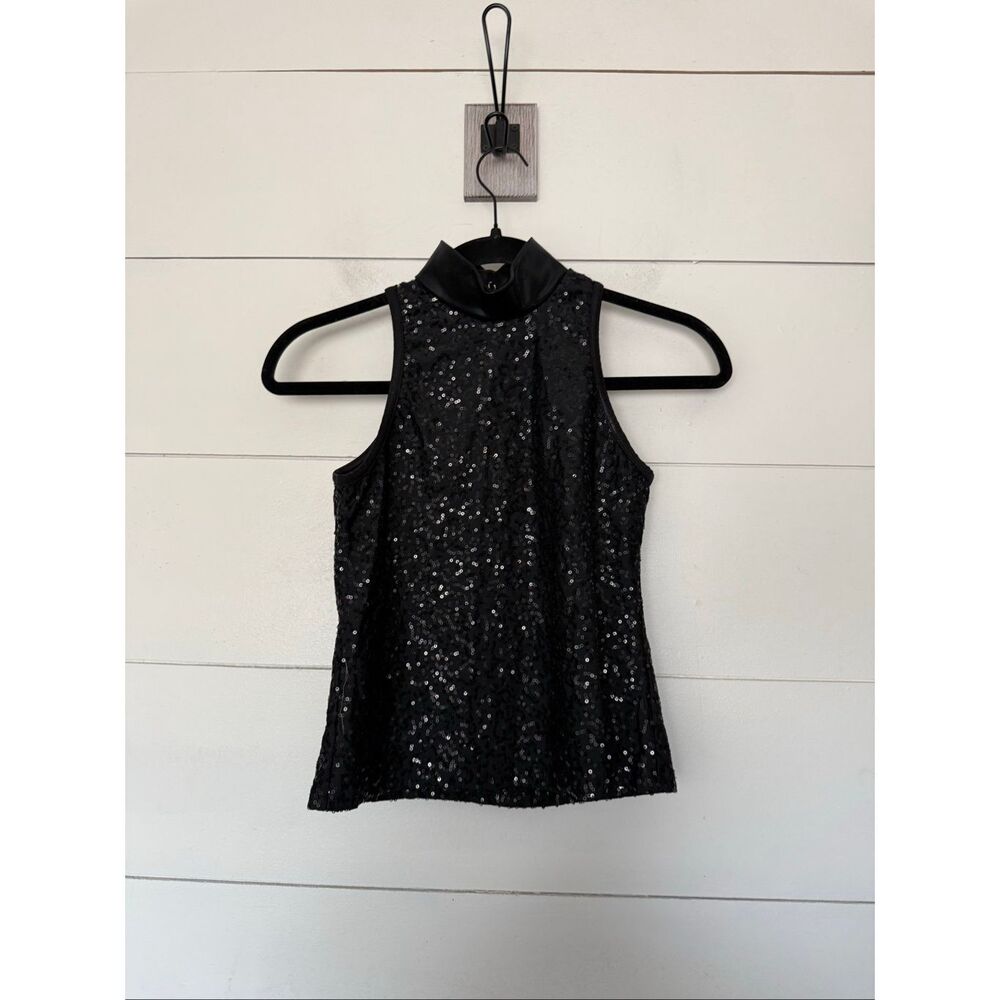 Balera Women’s Large Child Sequin Black Tank Top